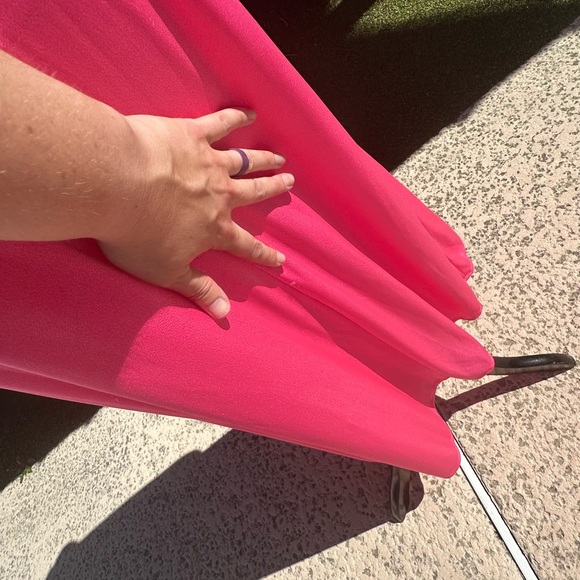 Elegant Vintage Barbie Pink Long Sleeve Dress - Picture 3 of 6